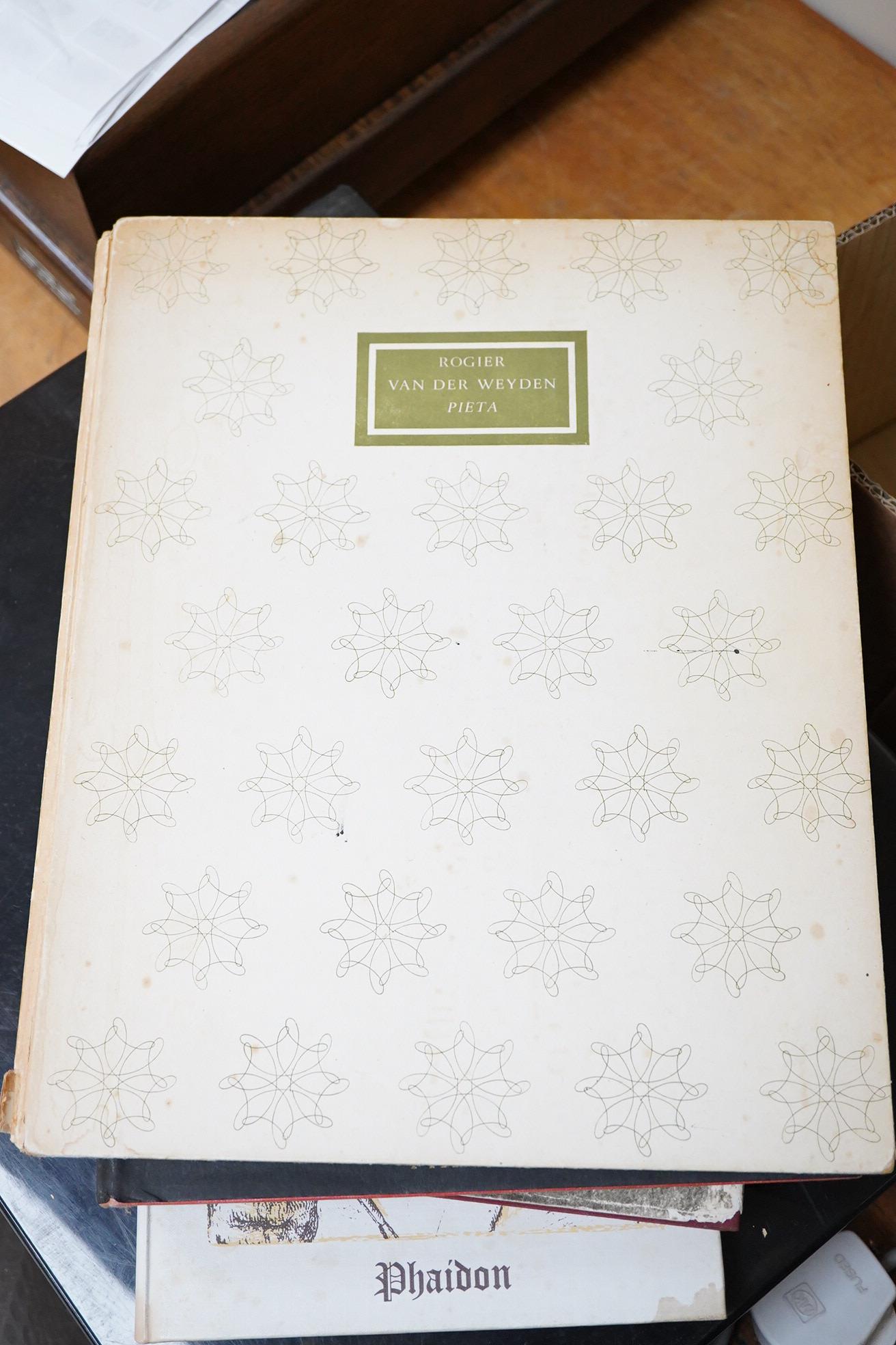 Weitzmann, Kurt & Alibegasvili, G. and others - The Icon. illus. throughout (much in colour); publisher's cloth and d/wrapper, thick folio. 1982; Sullivan, Sir Edward - The Book of Kells ... 24 coloured plates (mounted)